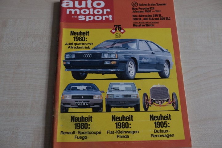 Deckblatt Auto Motor und Sport (05/1980)